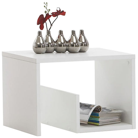 Salontafel 2-in-1 59,1x35,8x37,8 cm wit