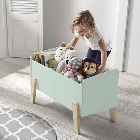 Speelgoedkist Kiddy hout mintgroen