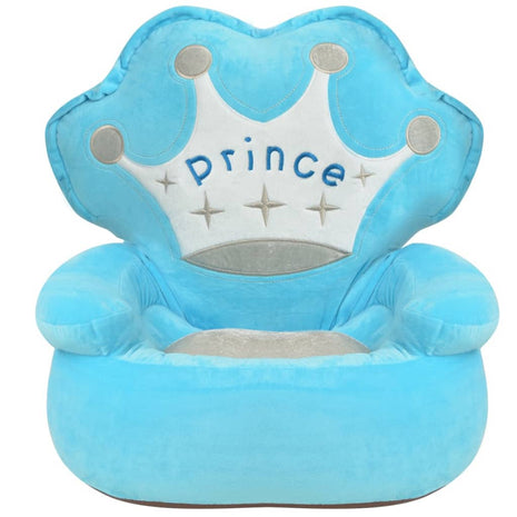 Kinderstoel prins pluche blauw