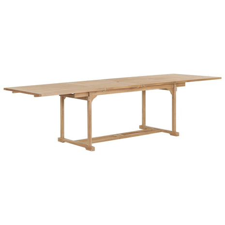 Tuintafel verlengbaar 180-280x100x75 cm massief teakhout