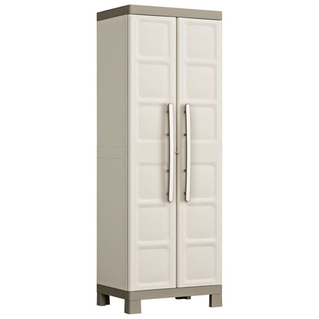 Opbergkast Excellence 182 cm beige en taupe