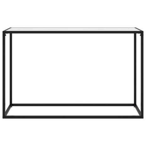 Wandtafel 120x35x75 cm gehard glas wit