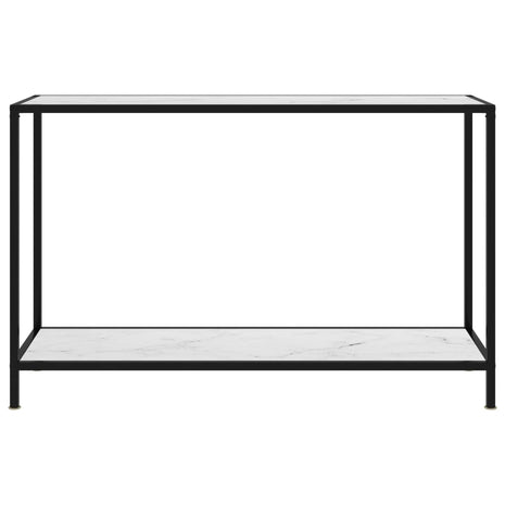 Wandtafel 120x35x75 cm gehard glas wit