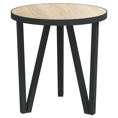 Salontafel Ø35 cm MDF sonoma eikenkleurig