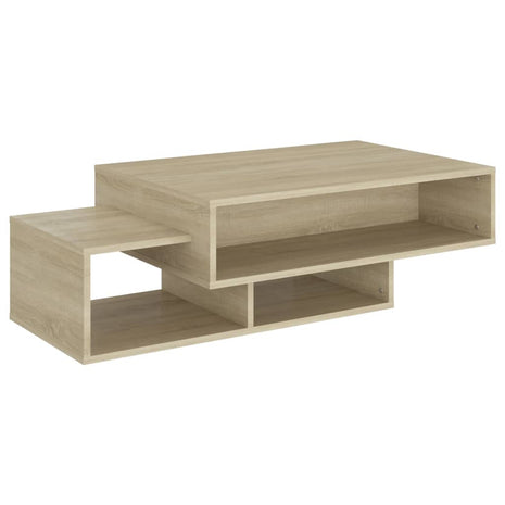 Salontafel 105x55x32 cm bewerkt hout sonoma eikenkleurig