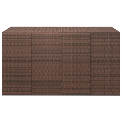 Tuinbox 194x100x103 cm polyetheen rattan bruin