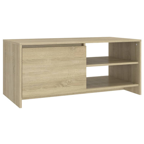 Salontafel 102x50x45 cm bewerkt hout sonoma eikenkleurig