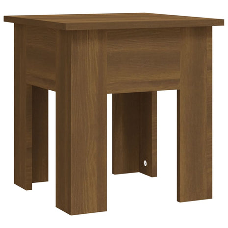 Salontafel 40x40x42 cm spaanplaat bruin eikenkleur