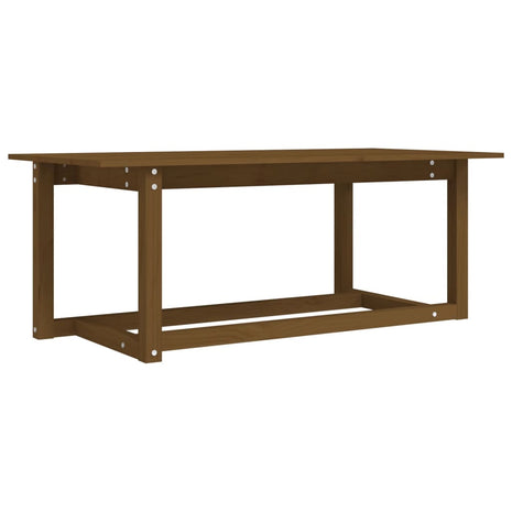 Salontafel 110x55x45 cm massief grenenhout honingbruin