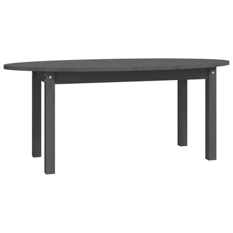 Salontafel 110x55x45 cm massief grenenhout grijs