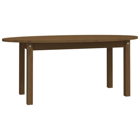 Salontafel 110x55x45 cm massief grenenhout honingbruin