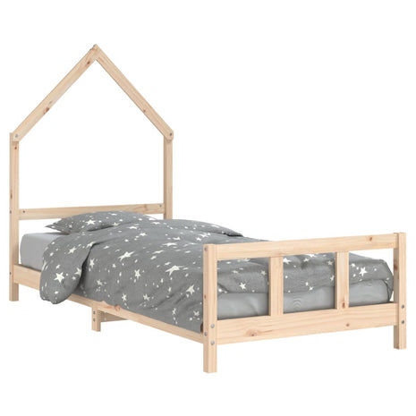 Kinderbedframe 90x190 cm massief grenenhout