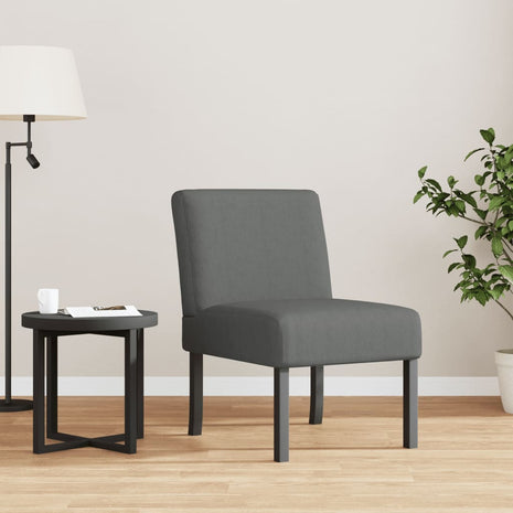 Fauteuil stof donkergrijs