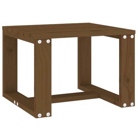 Tuinbijzettafel 40x38x28,5 cm massief grenenhout honingbruin