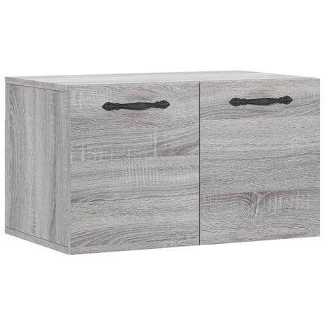 Wandkast 60x36,5x35 cm bewerkt hout grijs sonoma eikenkleurig