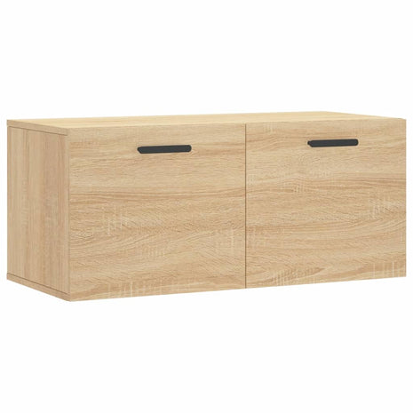 Wandkast 80x36,5x35 cm bewerkt hout sonoma eikenkleurig