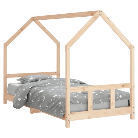 Kinderbedframe 90x200 cm massief grenenhout