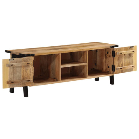 Tv-meubel 110x35x40 cm massief mangohout