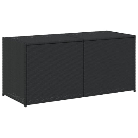 Tuinbox 283 L poly rattan zwart