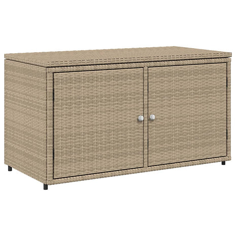 Tuinkast 110x55x60,5 cm poly rattan beige