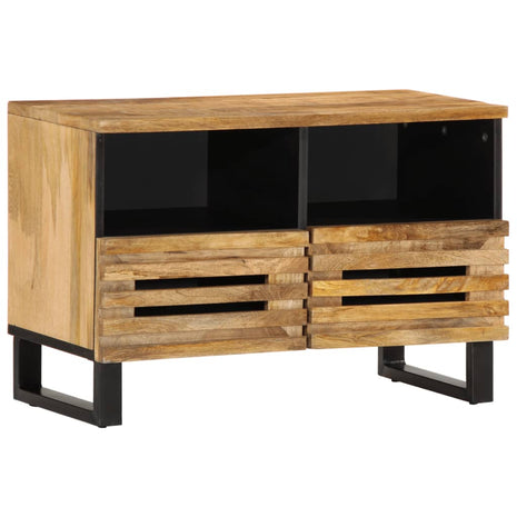 Tv-meubel 70x34x46 cm massief ruw mangohout