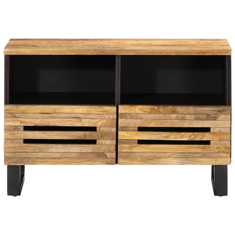 Tv-meubel 70x34x46 cm massief ruw mangohout