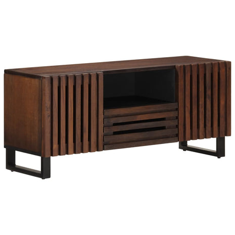 Tv-meubel 100x34x46 cm massief mangohout bruin