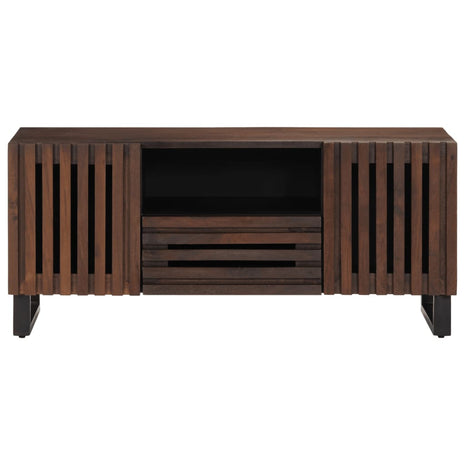 Tv-meubel 100x34x46 cm massief mangohout bruin