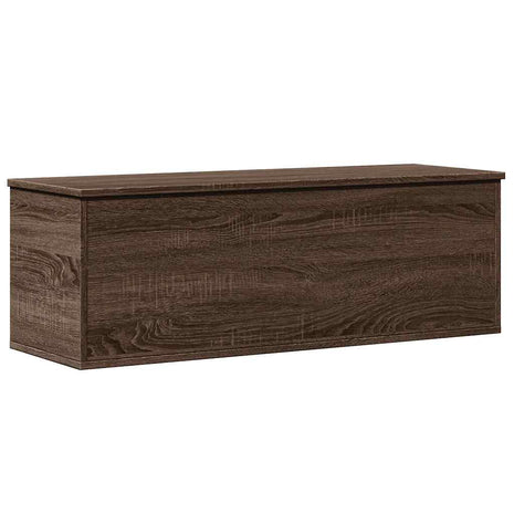 Opbergbox 102x35x35 cm bewerkt hout bruin eikenkleur