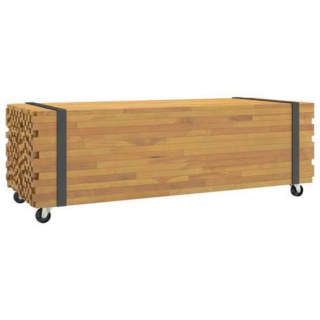 Salontafel 110x45x35 cm massief teakhout