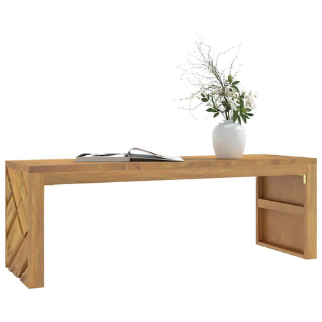 Salontafel 110x35x38 cm massief teakhout