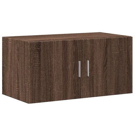 Wandkast 80x42,5x40 cm bewerkt hout bruin eikenkleur