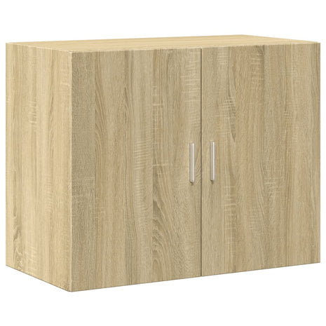 Wandkast 80x42,5x64 cm bewerkt hout sonoma eikenkleurig