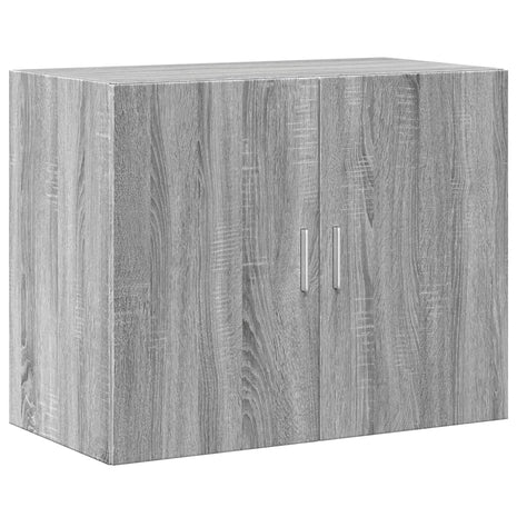 Wandkast 80x42,5x64 cm bewerkt hout grijs sonoma eikenkleurig