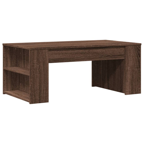 Salontafel 102x55x42 cm bewerkt hout bruin eikenkleur