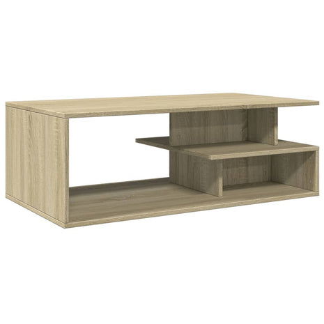 Salontafel 102x55x35 cm bewerkt hout sonoma eikenkleurig