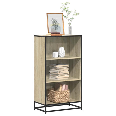 Boekenkast 60x35x107,5 cm bewerkt hout sonoma eikenkleurig