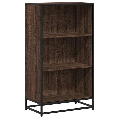 Boekenkast 60x35x107,5 cm bewerkt hout bruin eikenkleur