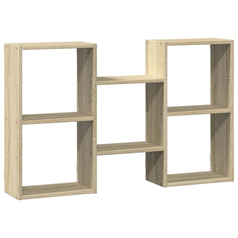 Wandschap 96x18x60 cm bewerkt hout sonoma eikenkleurig