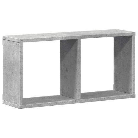 Wandkast 60x16x30 cm bewerkt hout betongrijs