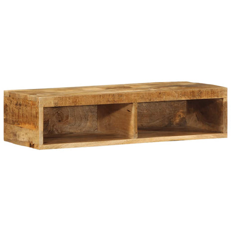 Tv-meubel wandmontage 80x30x19 cm massief ruw mangohout