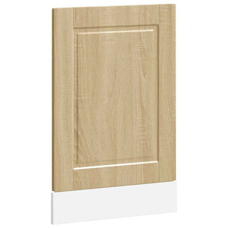 Vaatwaspaneel Porto 45x1,5x67 cm bewerkt hout sonoma eikenkleur