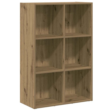 Boekenkast/dressoir 66x30x98 cm bewerkt hout artisanaal eiken