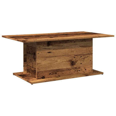 Salontafel 102x55,5x40 cm bewerkt hout oude houtkleurig