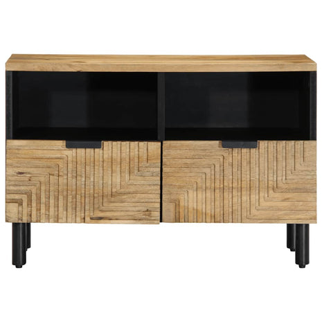 Tv-meubel 70x33x46 cm massief mangohout bruin