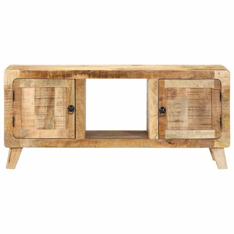 Tv-meubel 105x46x32 cm massief ruw mangohout