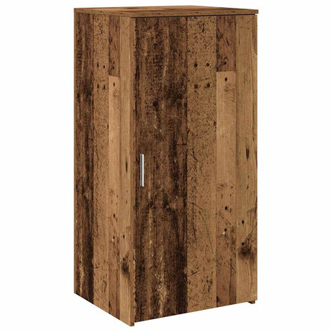 Opbergkast 50x45x103,5 cm bewerkt hout oud houtkleurig