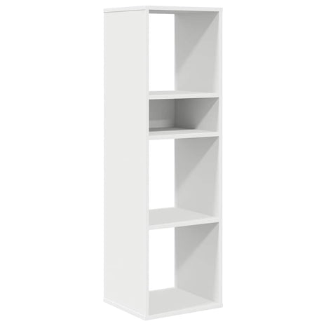 Boekenkast 34x31x112 cm bewerkt hout wit