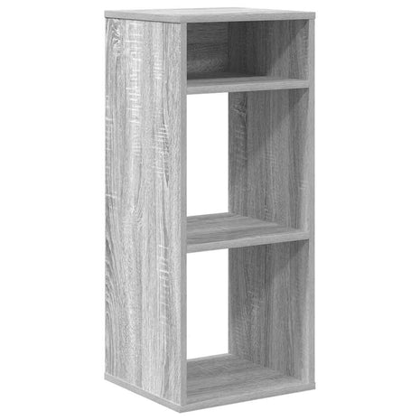 Boekenkast 34x31x80 cm bewerkt hout grijs sonoma eikenkleurig