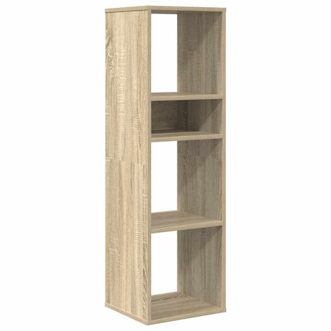 Boekenkast 34x31x112 cm bewerkt hout sonoma eikenkleurig